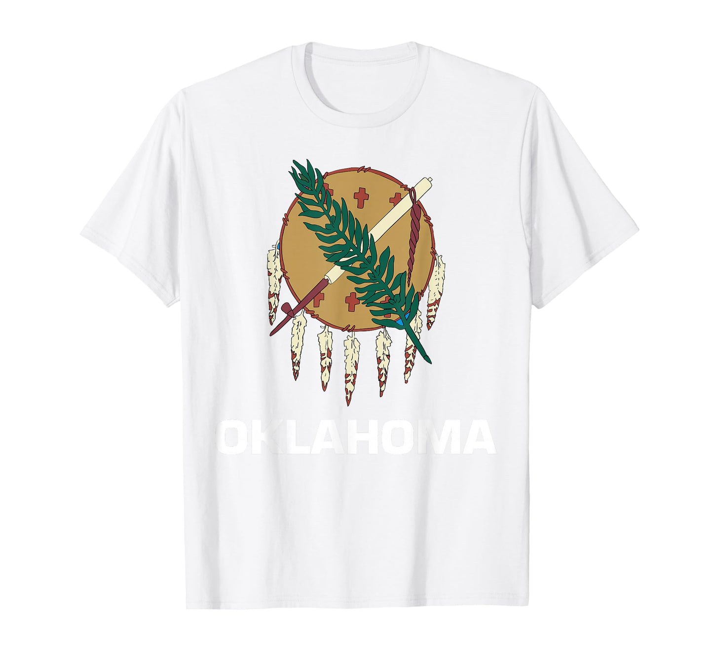Oklahoma OK state Flag USA T Shirt T-Shirt