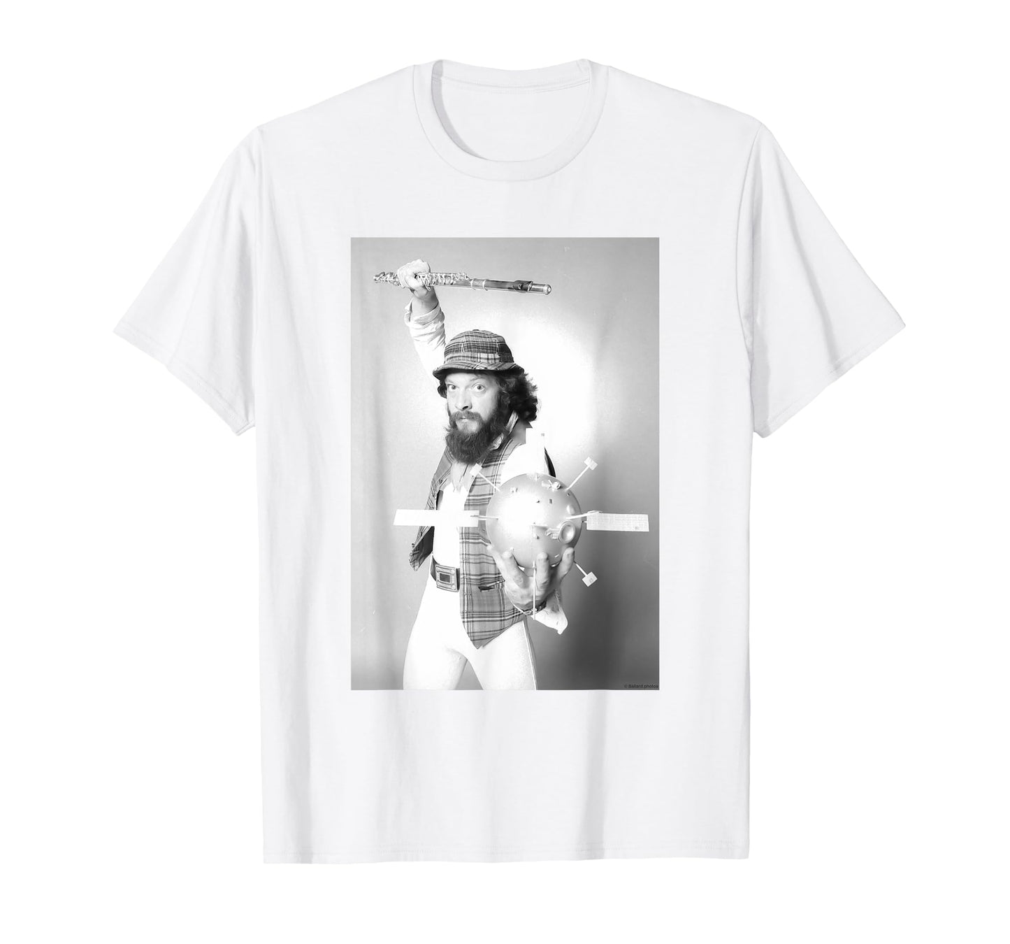 Jethro Tull Ian Anderson Vocalist Flautist By Allan Ballard T-Shirt
