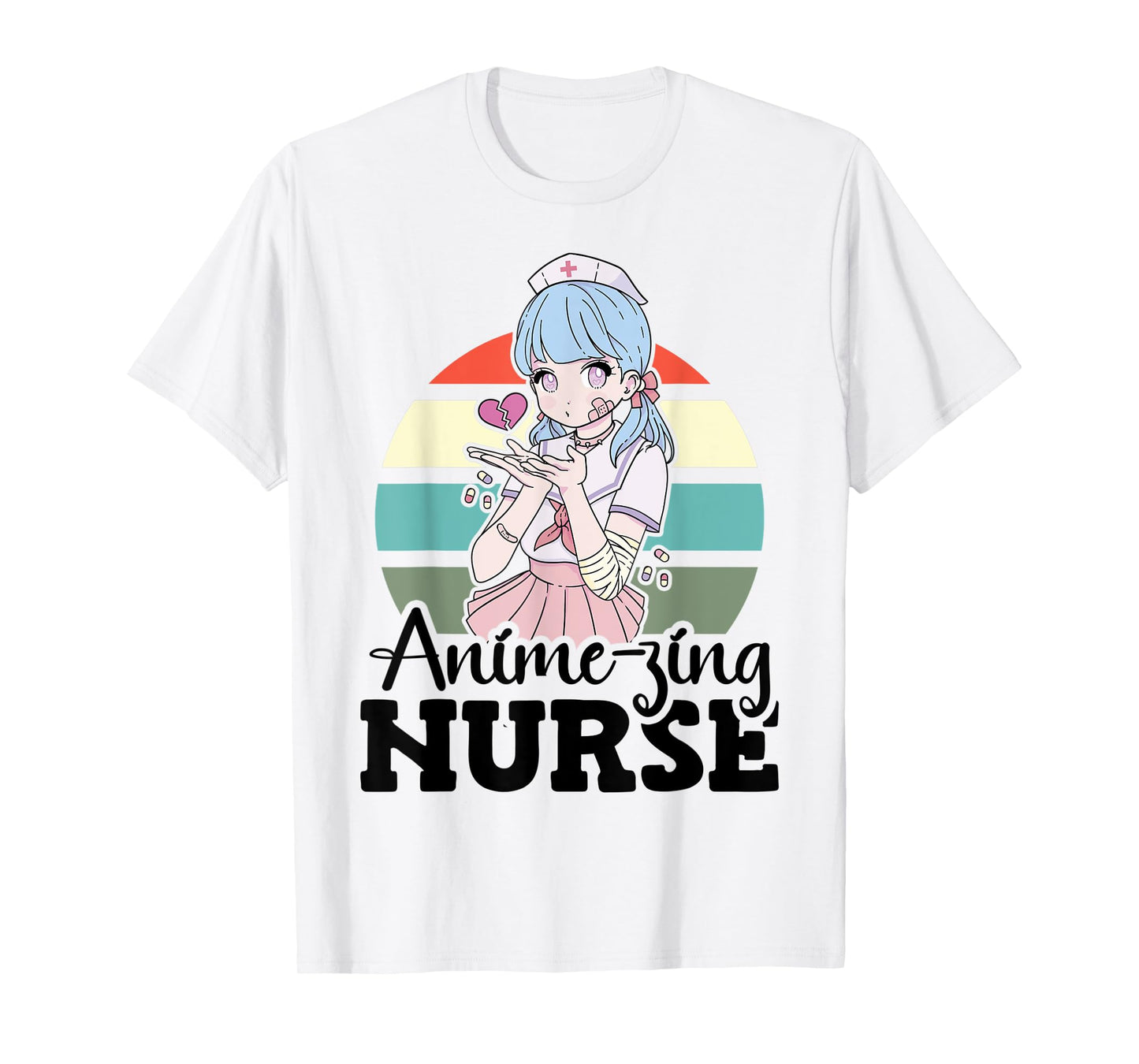 Anime-zing Nurse Japanese Anime National Nurse Day T-Shirt