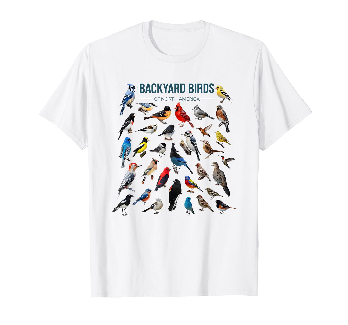 Backyard Birds Of North America T-Shirt