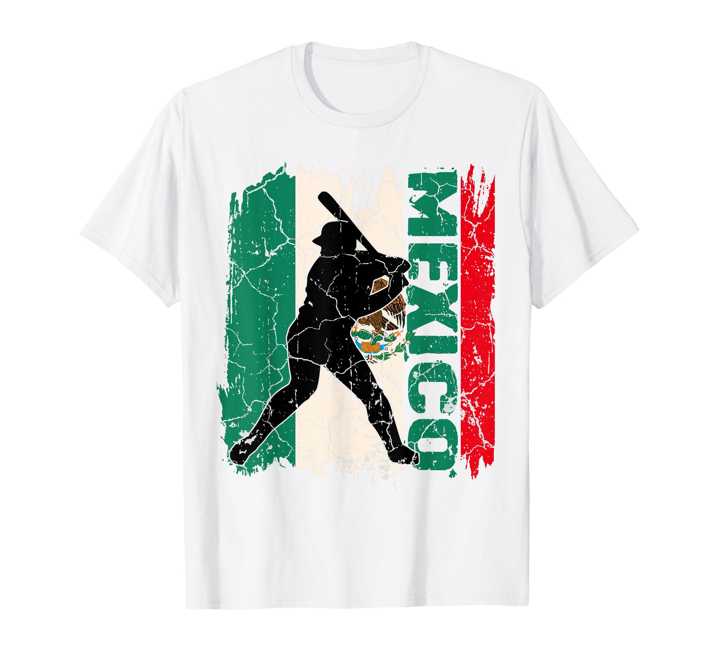 Cinco De Mayo Baseball Mexico Shirt Mexican Flag Kid Boy Men T-Shirt