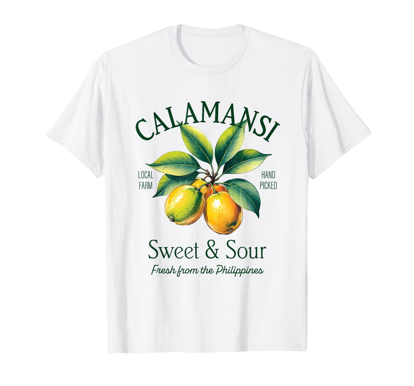 Vintage Calamansi Farm Filipino Lime Fruit Philippine Lemon T-Shirt