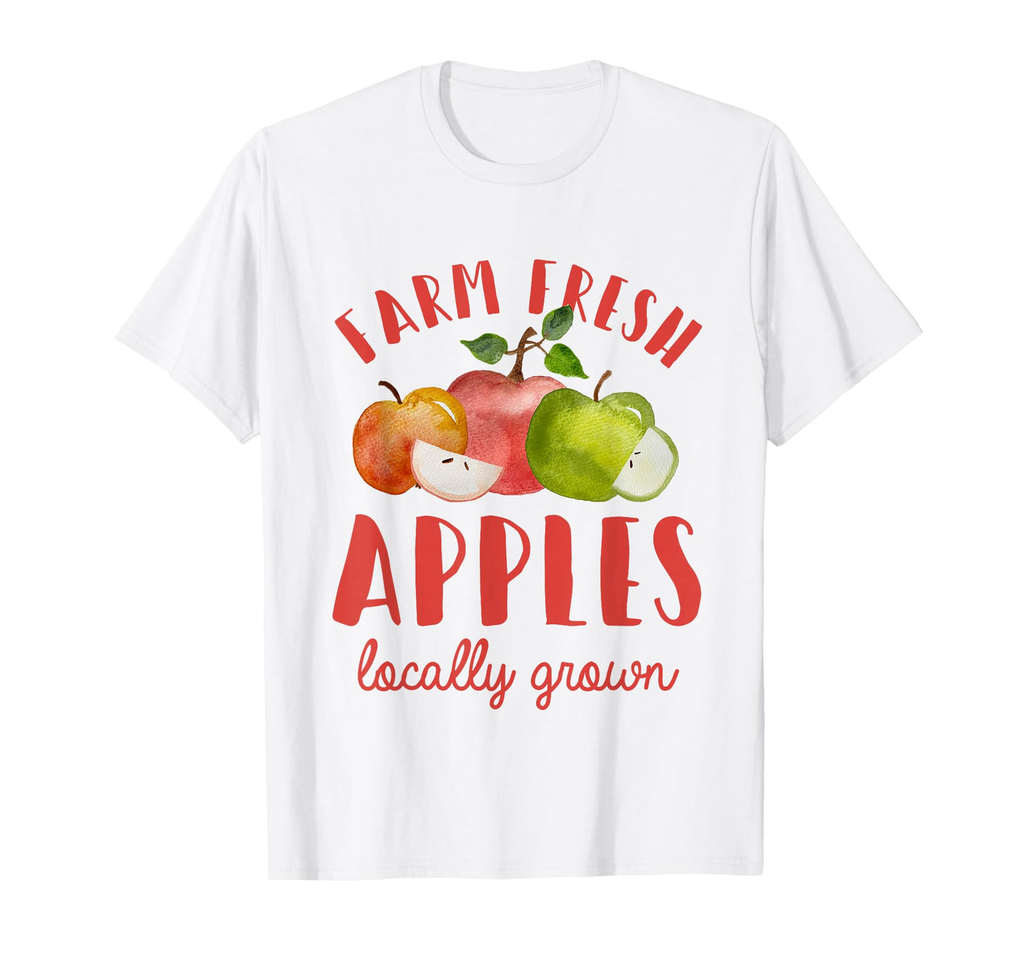 Apple Picking Farm Fresh Apples Farmer For Kids Girls Women T-Shirt