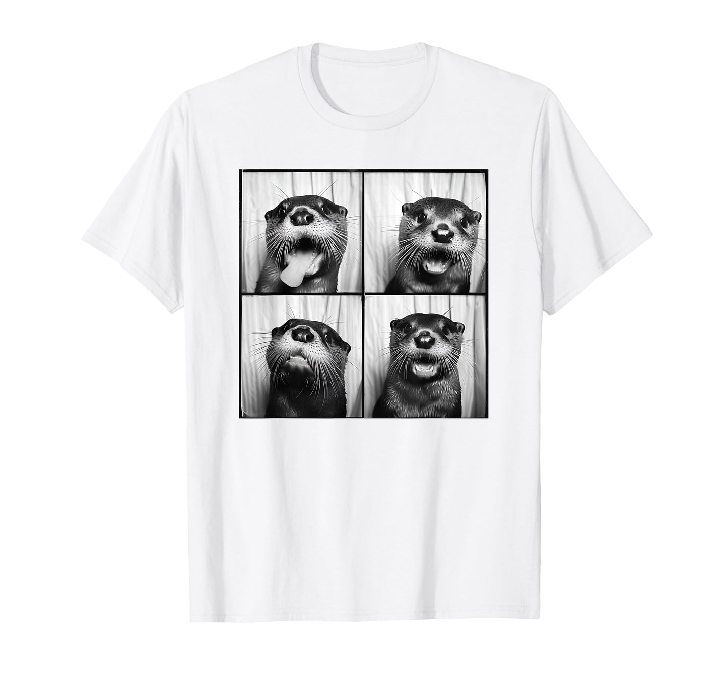 Cute Otter Face Love Otters Funny Animal Sea Otter Lover T-Shirt