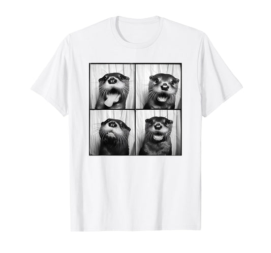 Cute Otter Face Love Otters Funny Animal Sea Otter Lover T-Shirt