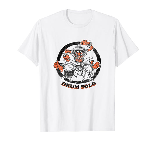 Disney The Muppets Color Highlight Animal Vintage Drum Solo T-Shirt