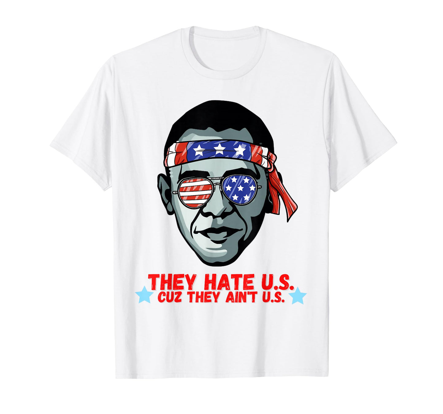 Funny Obama 4th of July Shirt for Adults Men Women T-Shirt