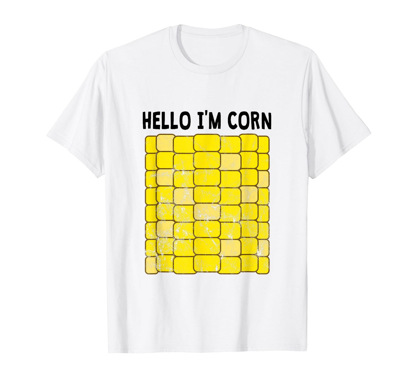Corn Halloween Costume Funny Foodie Farmer T-Shirt