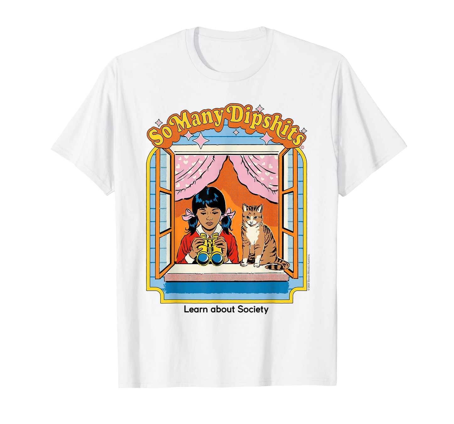 So Many Dips Cat Sarcastic Retro Vintage Funny Adult Humor T-Shirt