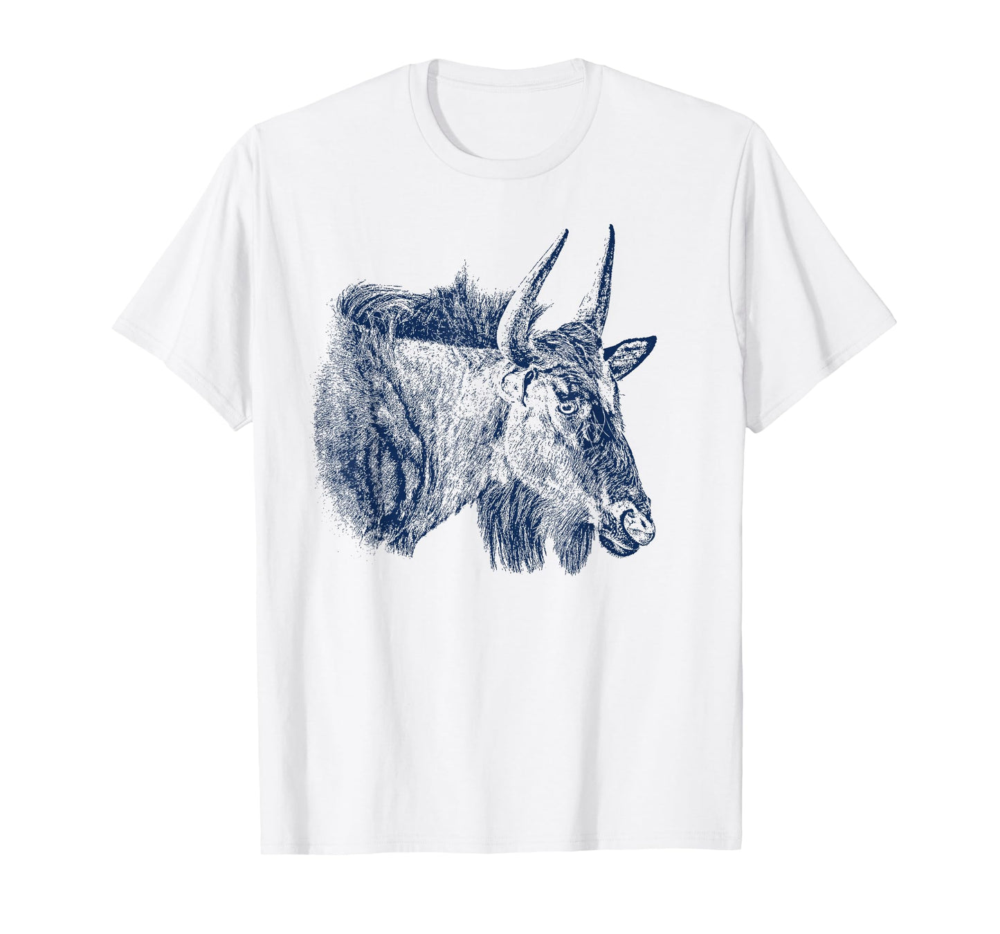 Wildebeest Picture for Wildebeest and Wildlife Fans T-Shirt