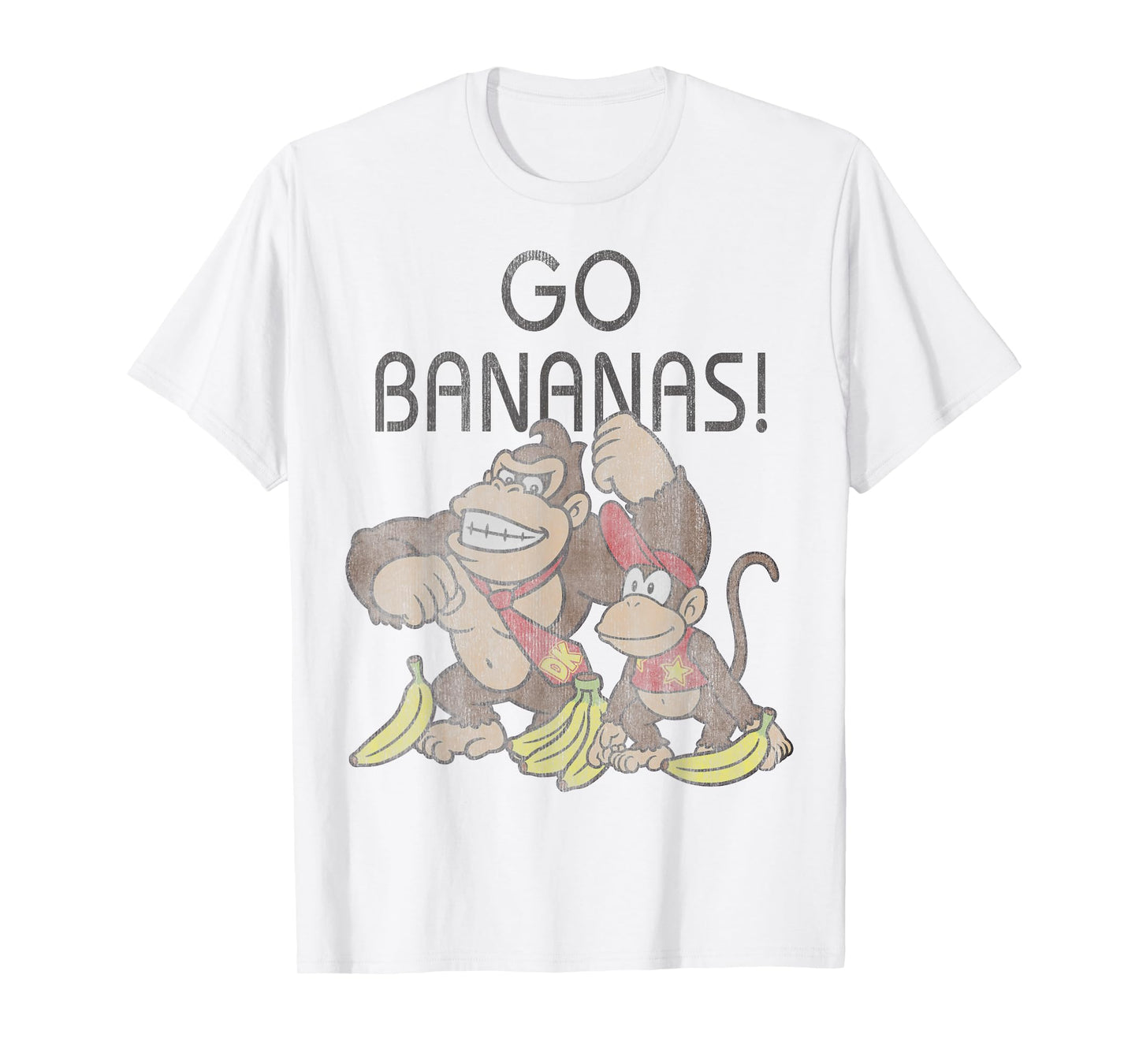Nintendo Donkey Kong Go Bananas Vintage Graphic T-Shirt T-Shirt