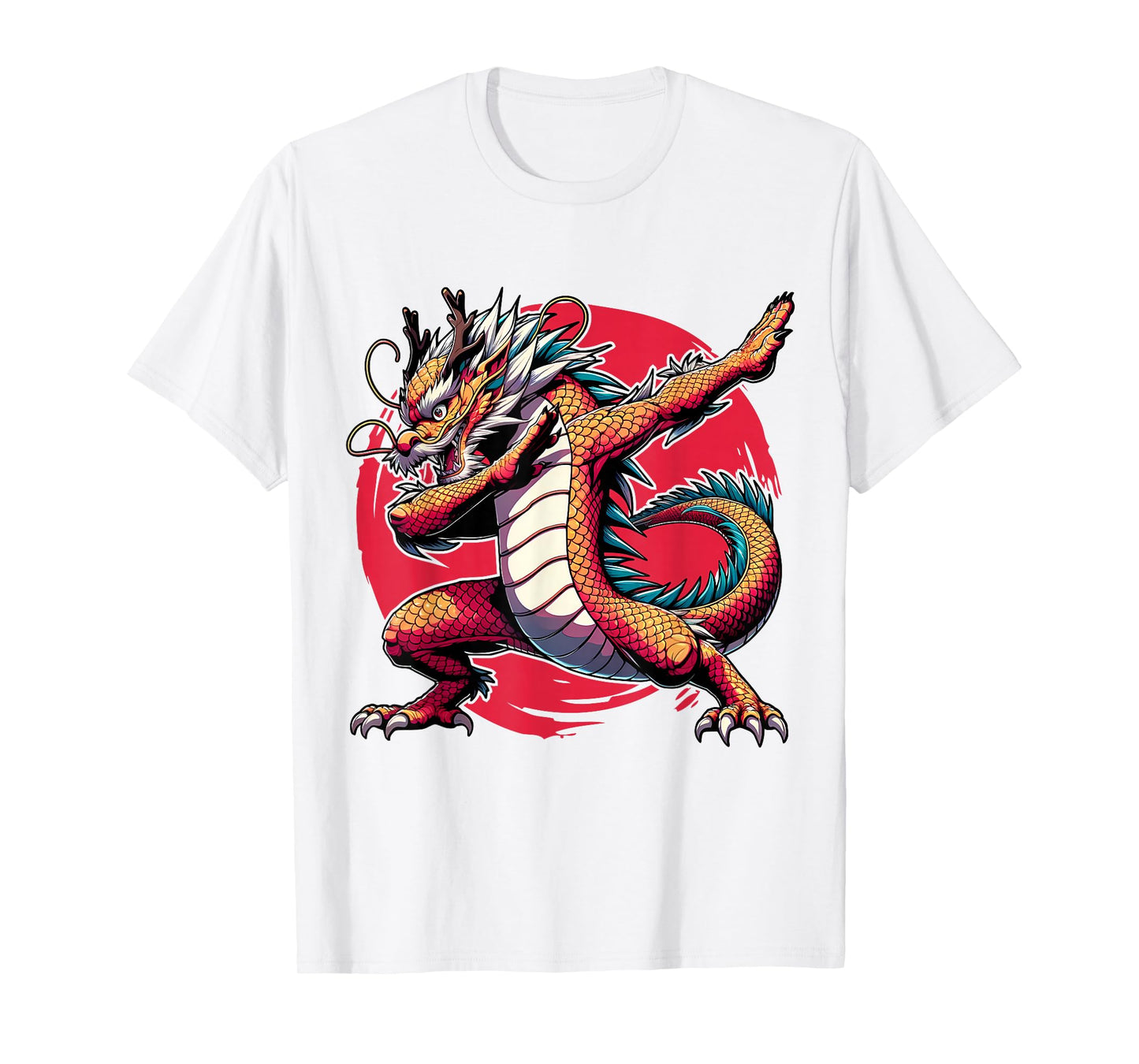 Japanese Dabbing Dragon Asian - Anime Lover Kids T-Shirt