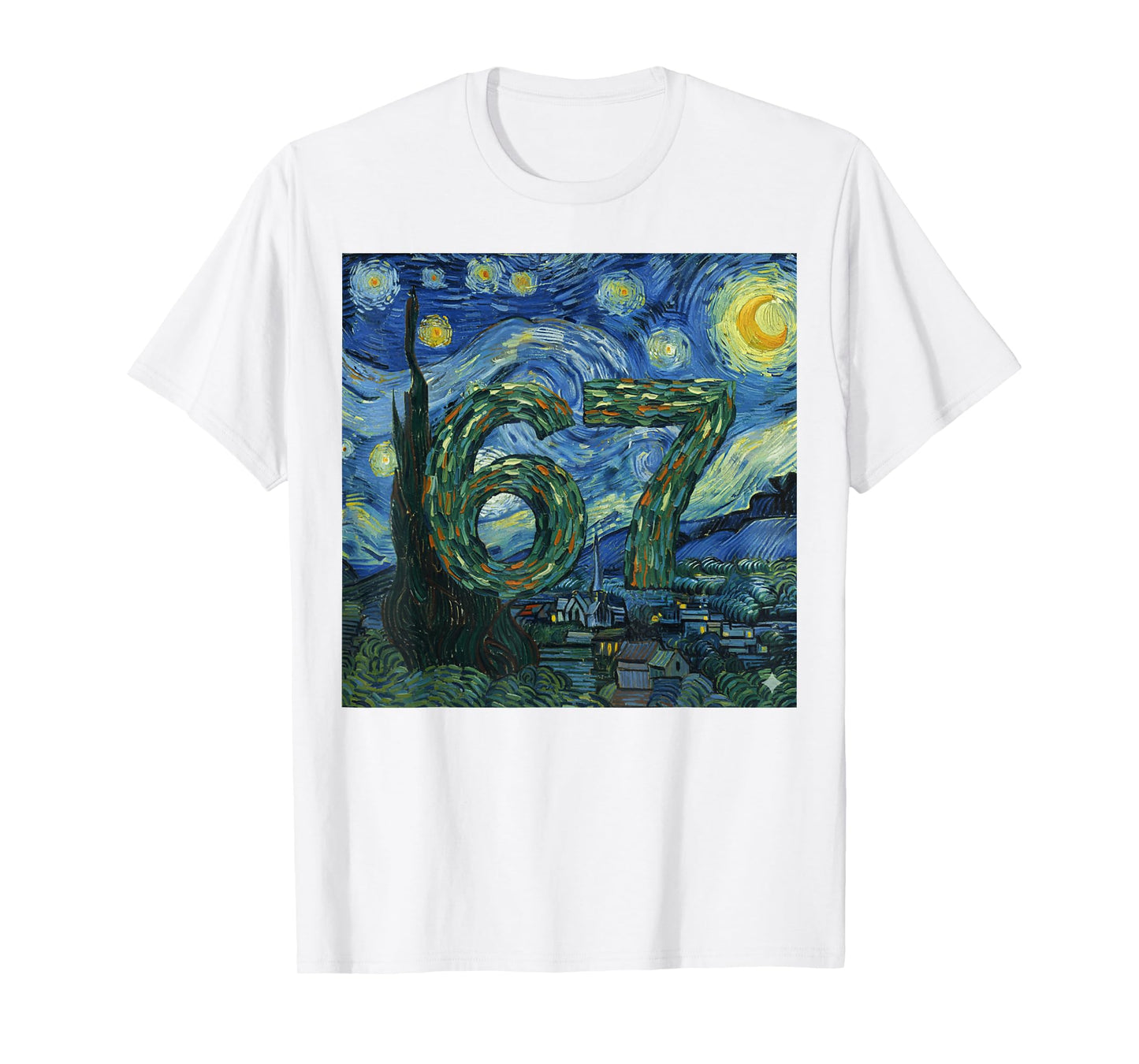 67 Van Gogh Style Gen Alpha Slang T-Shirt