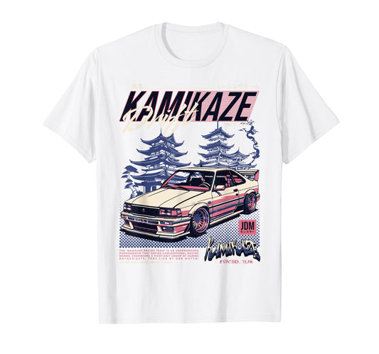 Cool Retro Vintage Japanese JDM Tokyo Japan Drift Race Car T-Shirt