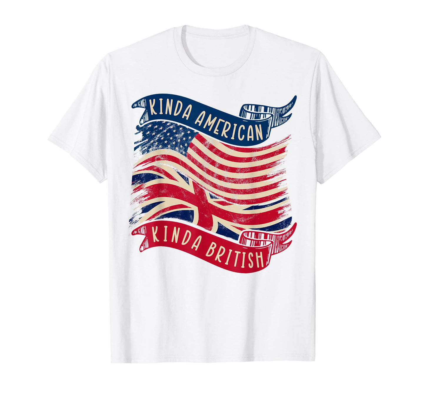 Kinda American Kinda British Heritage Citizenship T-Shirt