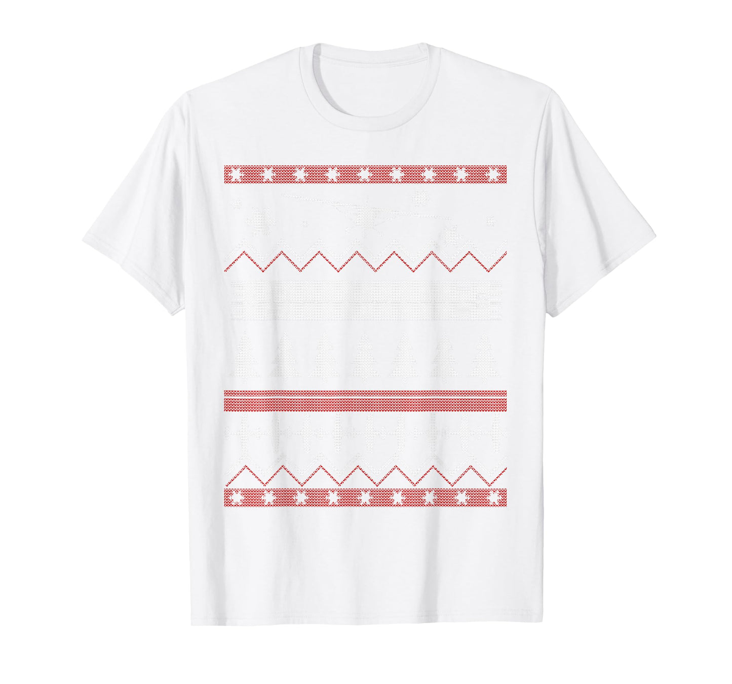 A GA Christmas Ugly Christmas "Sweater" Xmas Pilot T-Shirt