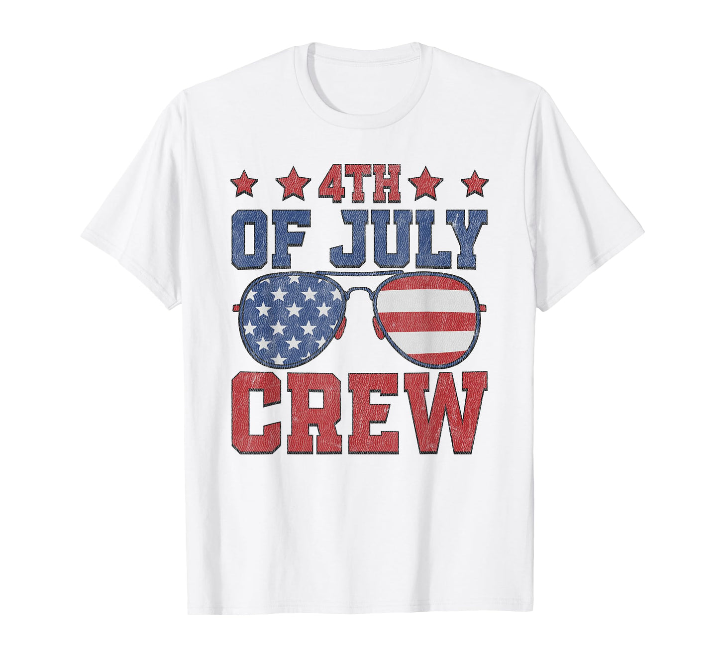 4th of July Crew Matching Family Outfits Men Women T-Shirt