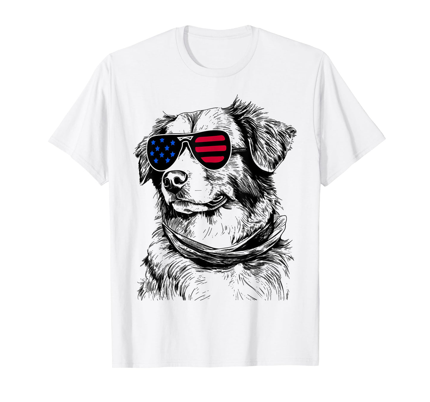 Nova Scotia Duck Tolling Retriever Toller Dog 4th July USA T-Shirt for Men Women Kids