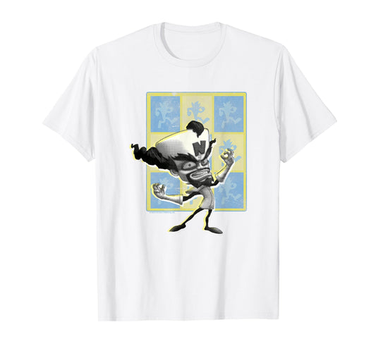 Crash Bandicoot Retro Checkerboard Dr. Neo Cortex Poster T-Shirt