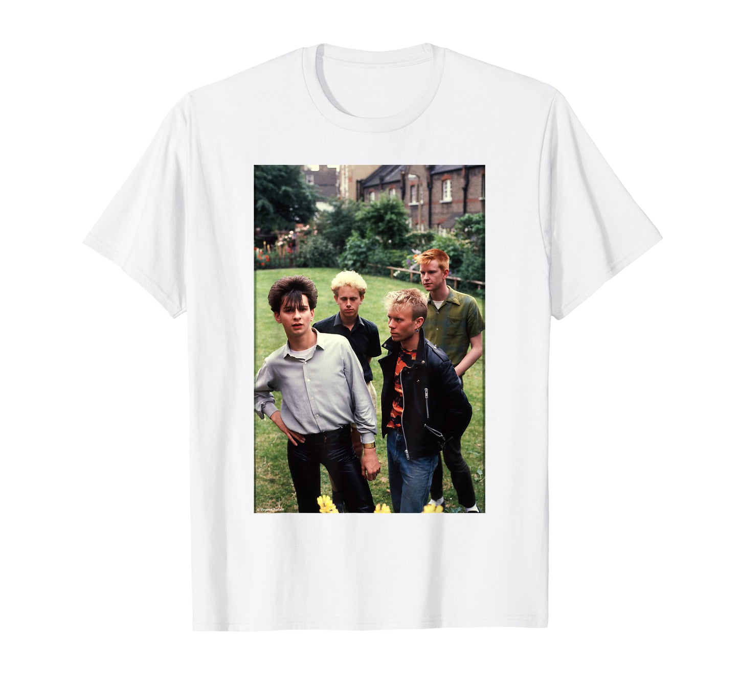 Depeche Mode Band Portrait 80s By Virginia Turbett T-Shirt