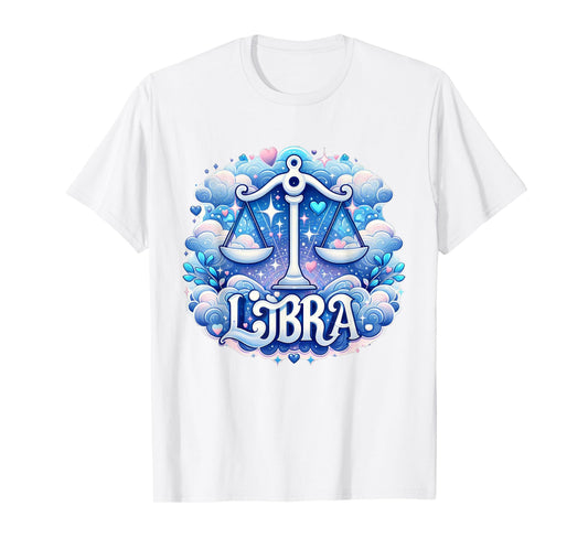 Libra Zodiac Symbol Horoscope Astrology Birthday T-Shirt