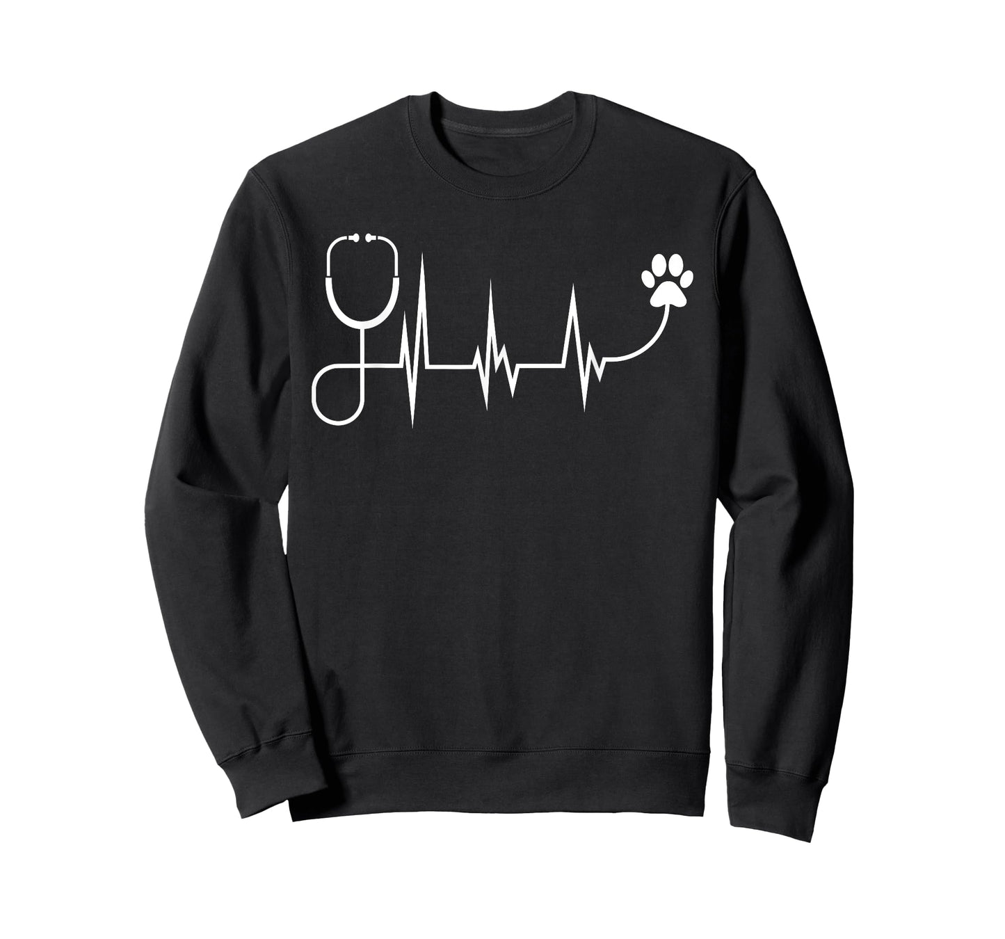 Cool Veterinarian Heartbeat | Funny Veterinary Worker Gift T-Shirt