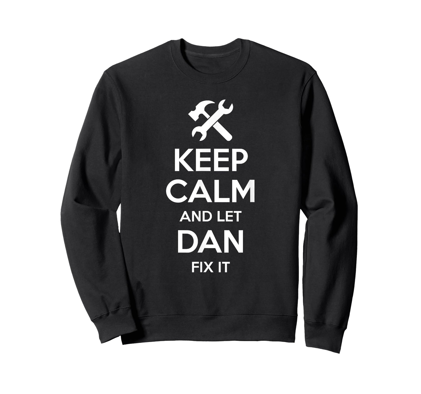 Custom Christmas Fathers Day Engineer Name For Men DAN Fix Quote Funny Birthday Personalized Name Gift Idea T-Shirt