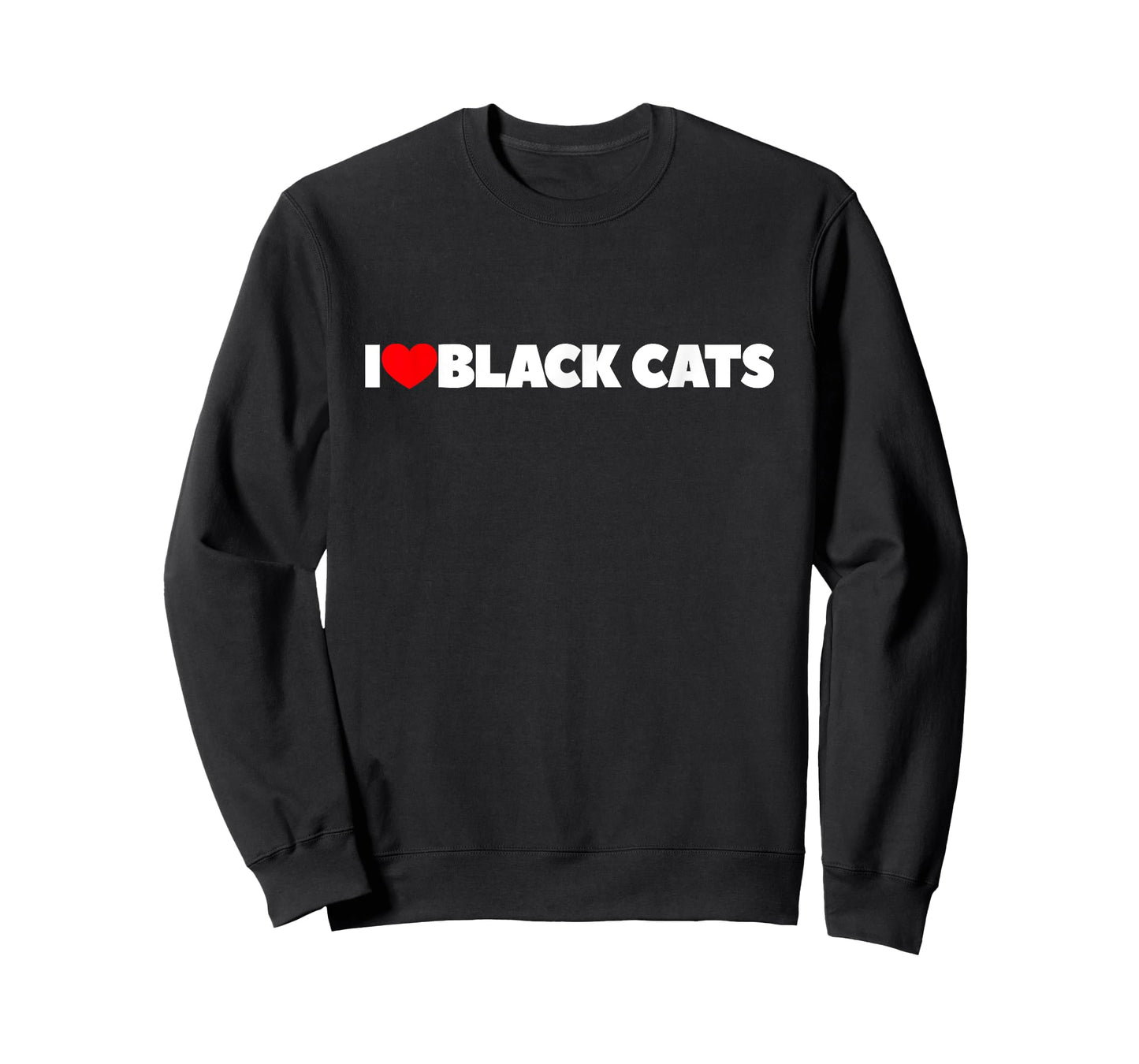 I Love (Heart) Black Cats T-Shirt