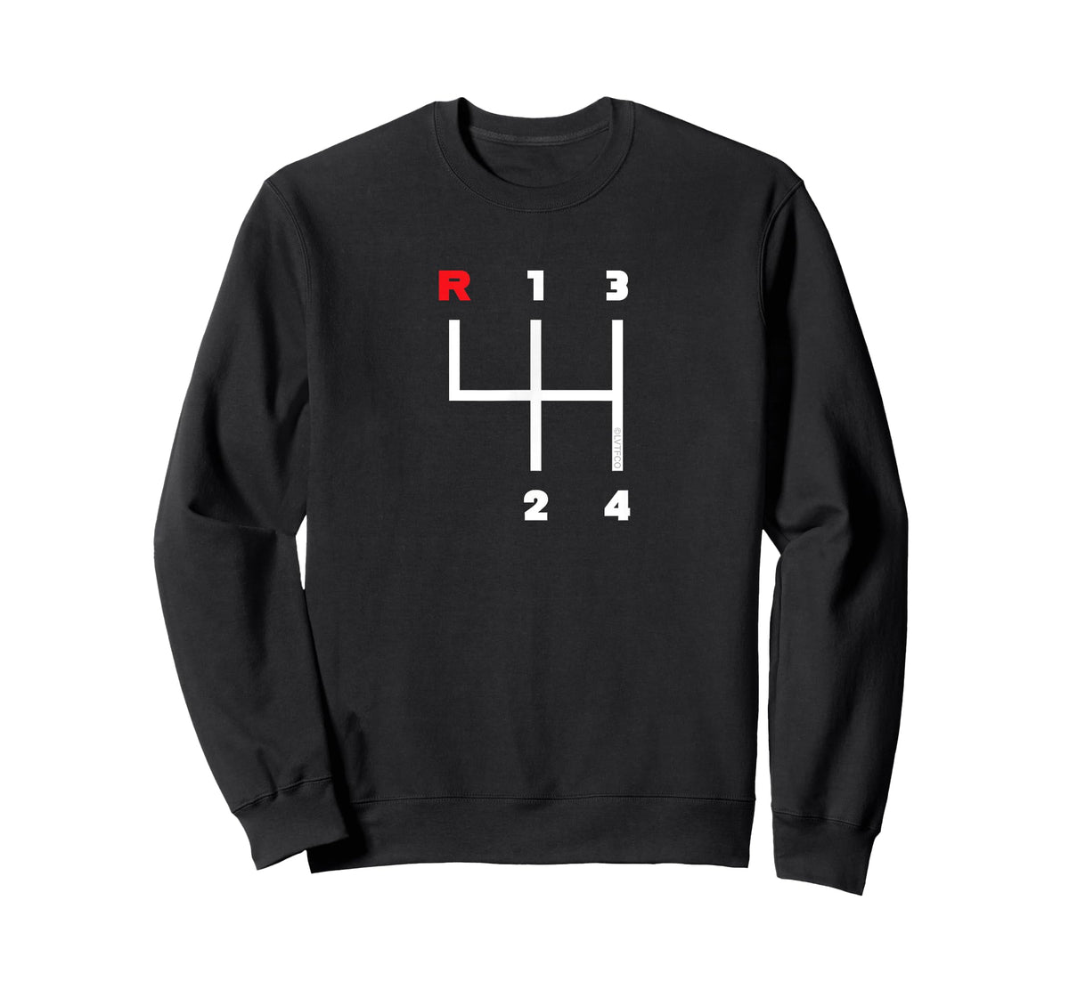 Manual Transmission Gear Shifter Pattern (4 Speed) T-Shirt