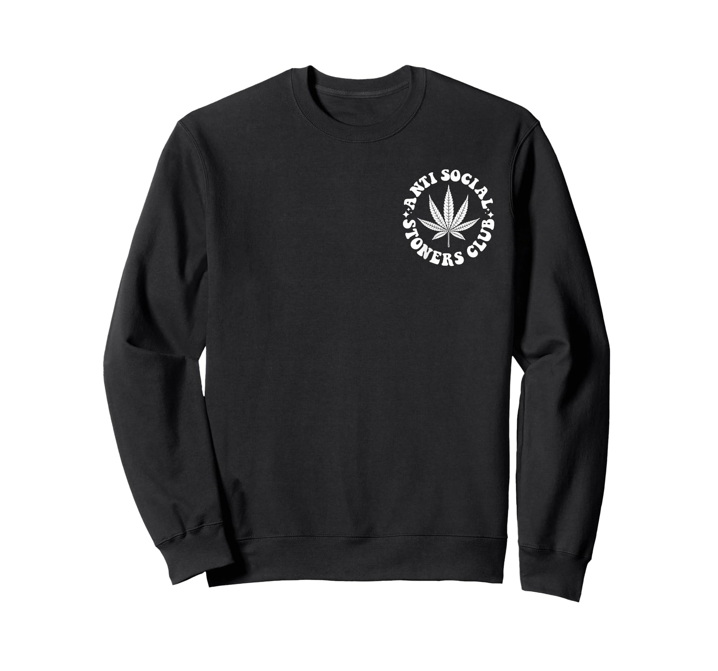 Anti social stoners club front & back T-Shirt