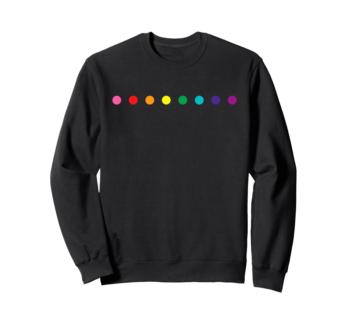 Original LGBT Gay Pride Rainbow Polka Dots 8-Color T-Shirt