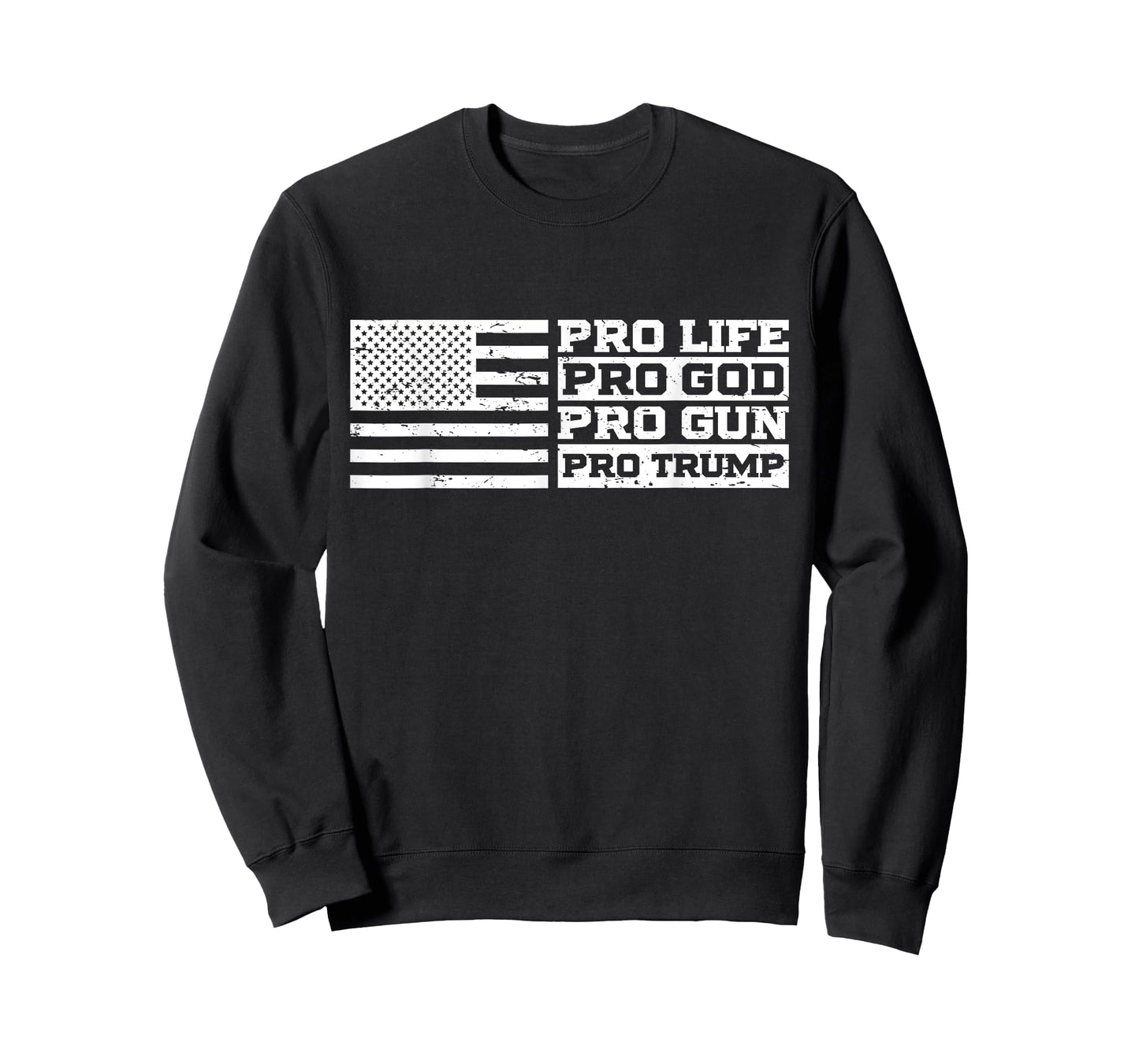 Pro Life Pro God Pro Gun Pro Trump T-Shirt