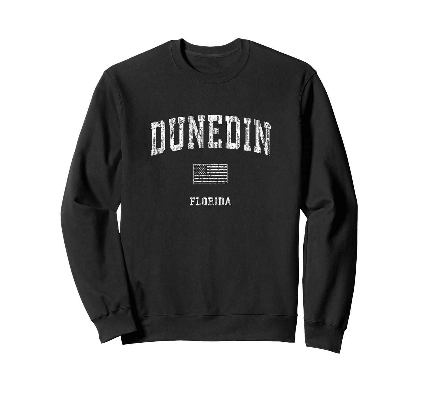 Dunedin Florida FL T-Shirt Vintage American Flag Tee T-Shirt for Women Kids Men
