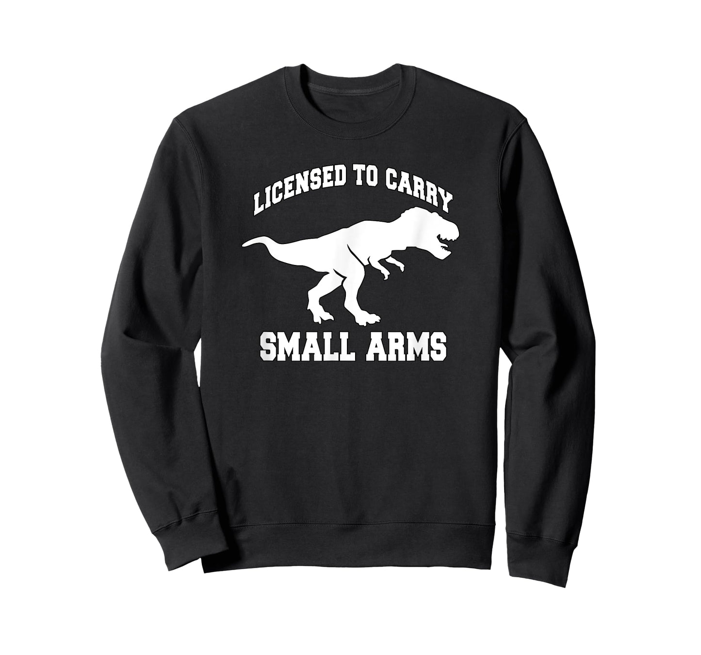 Trendy Licensed To Carry Small Arms T-Rex Humour T-Shirt