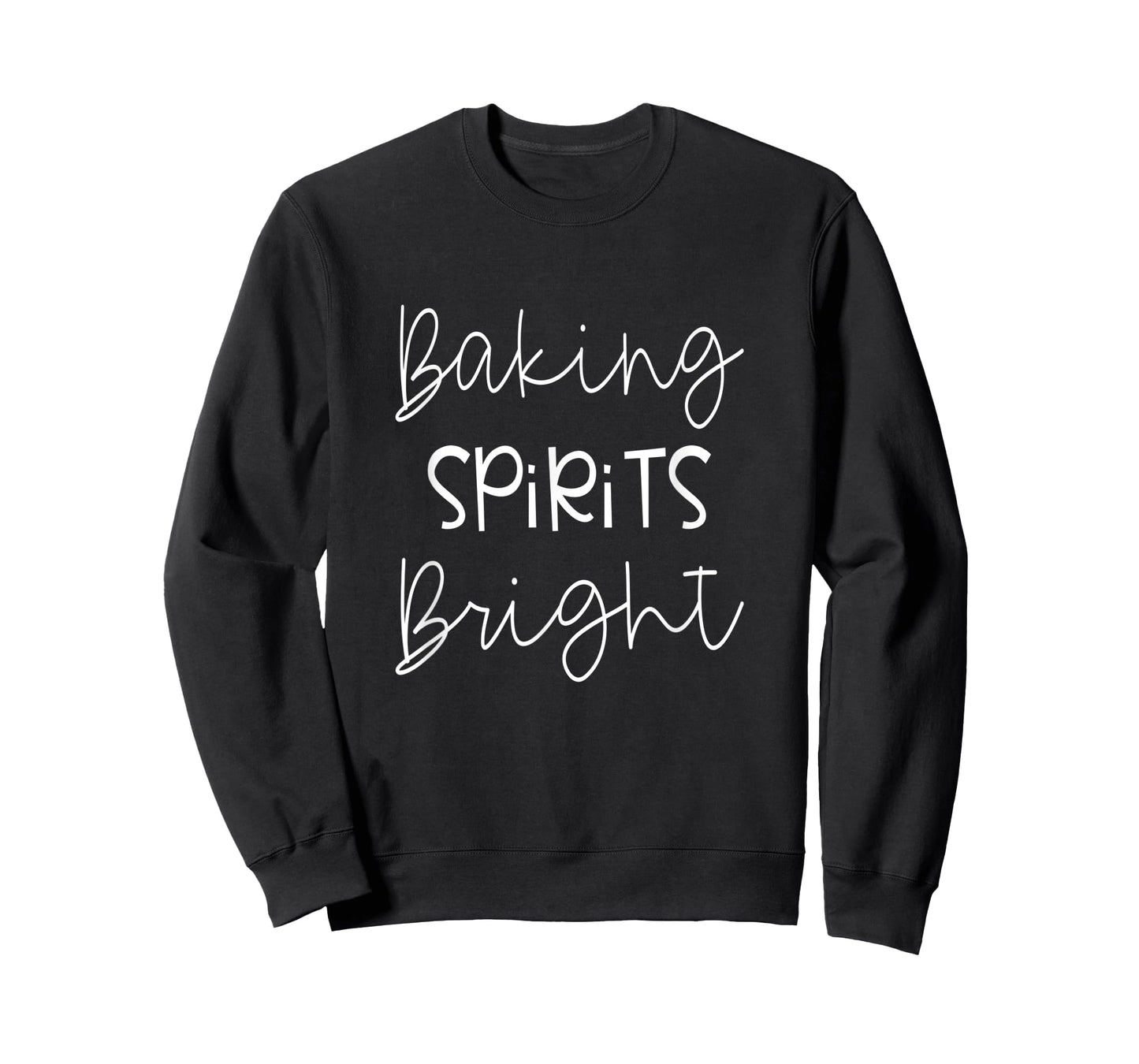 Baking Spirits Bright Christmas Holiday Cooking Fun T-Shirt