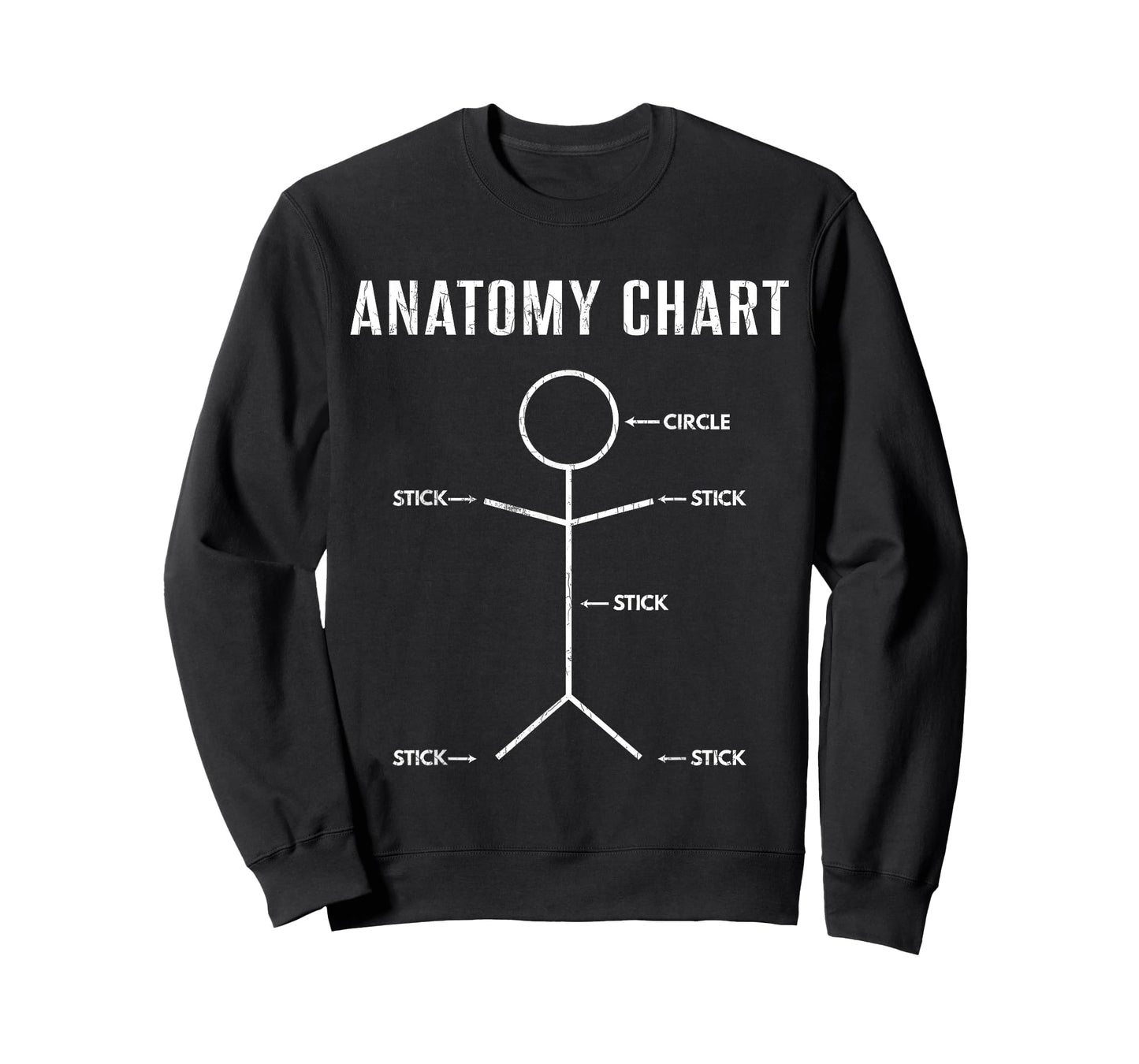 Anatomy Chart Funny Medical School Students Graphic T-Shirt