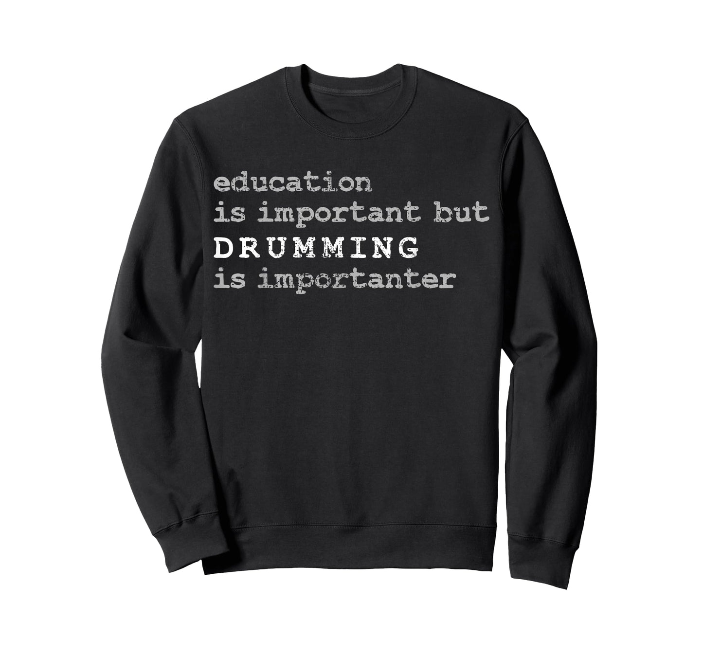 Drums Marching Band Drummer Education T-Shirt