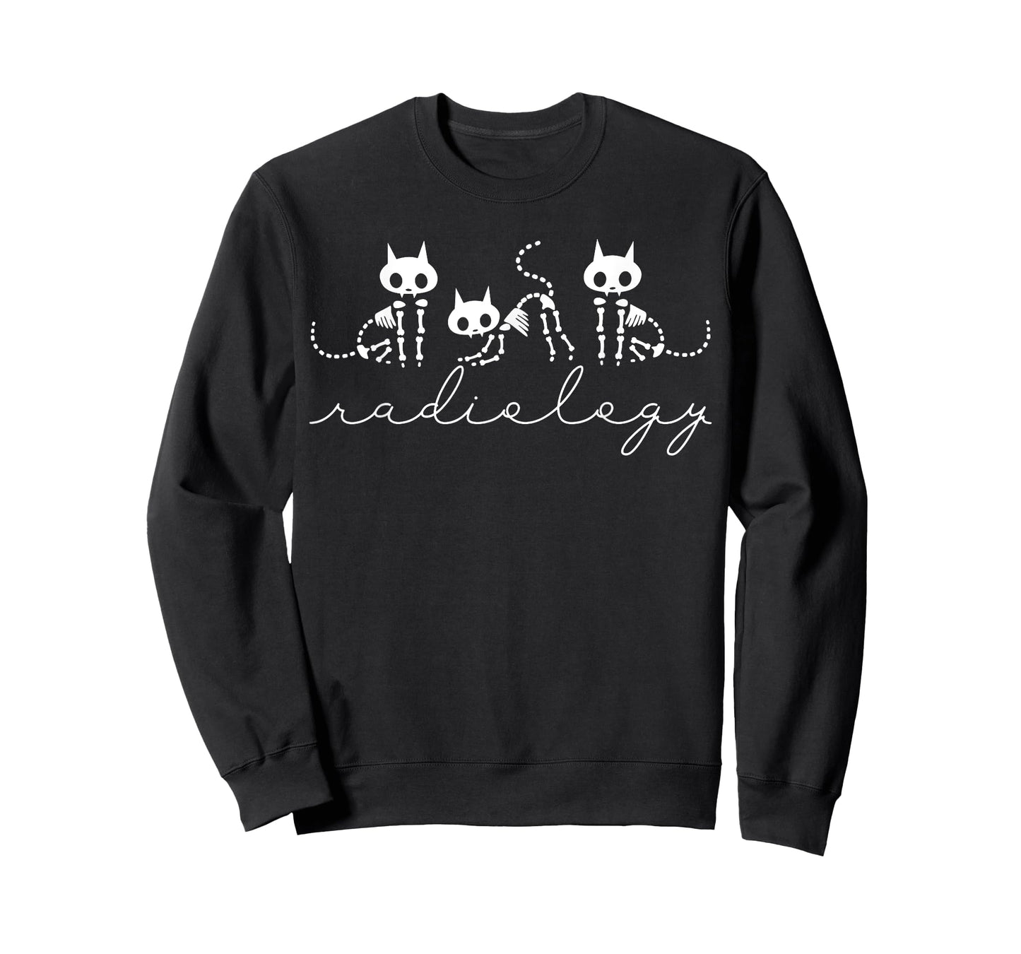 Xray Tech Halloween Cat Skeleton Radiology Rad Tech Student T-Shirt