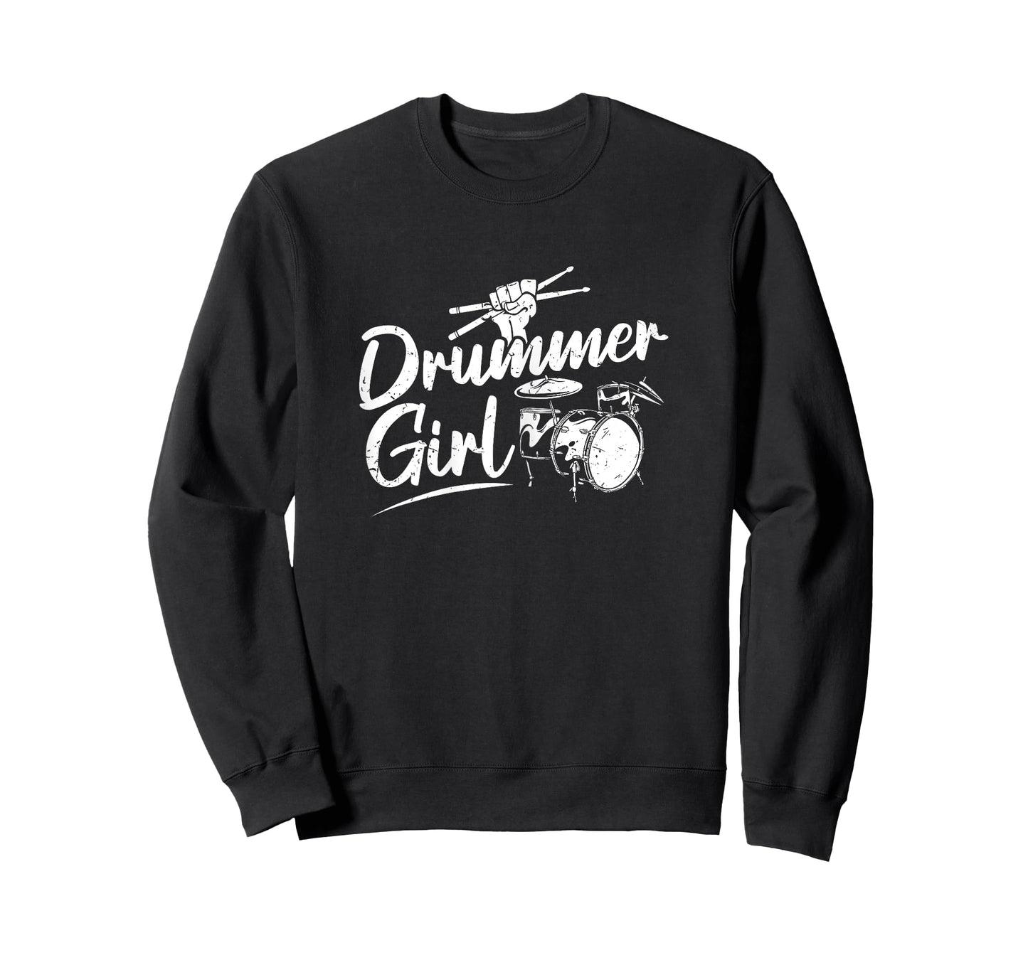 Drummer Girl Rock Music Player T-Shirt