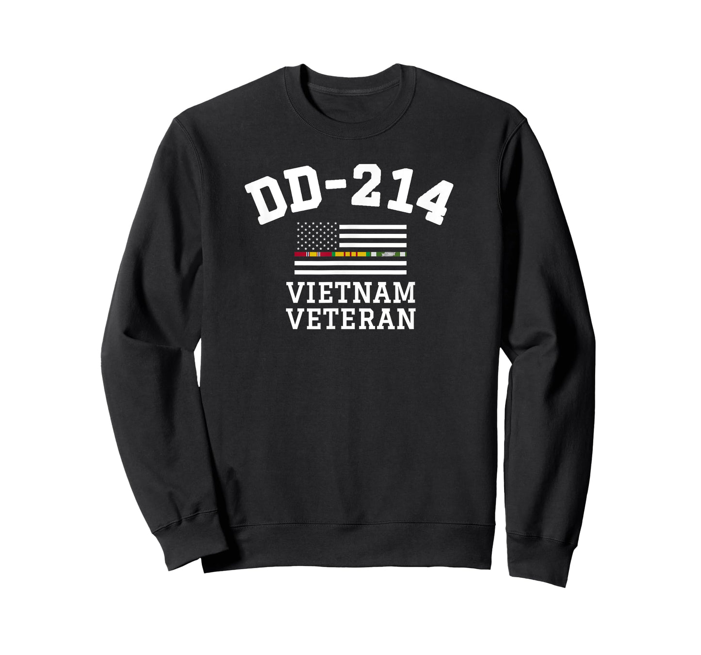 DD-214 Alumni Vietnam Veteran Thin Line Flag T-shirt
