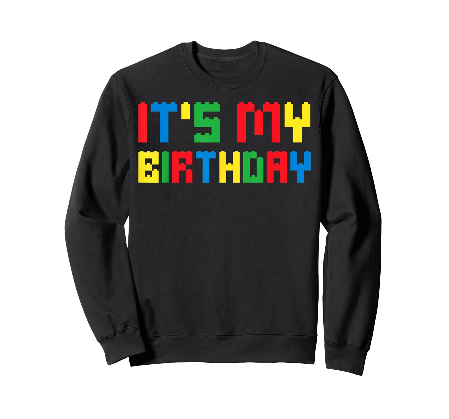 Cute It's My Birthday Shirt for Block Building Boys Kids T-Shirt
