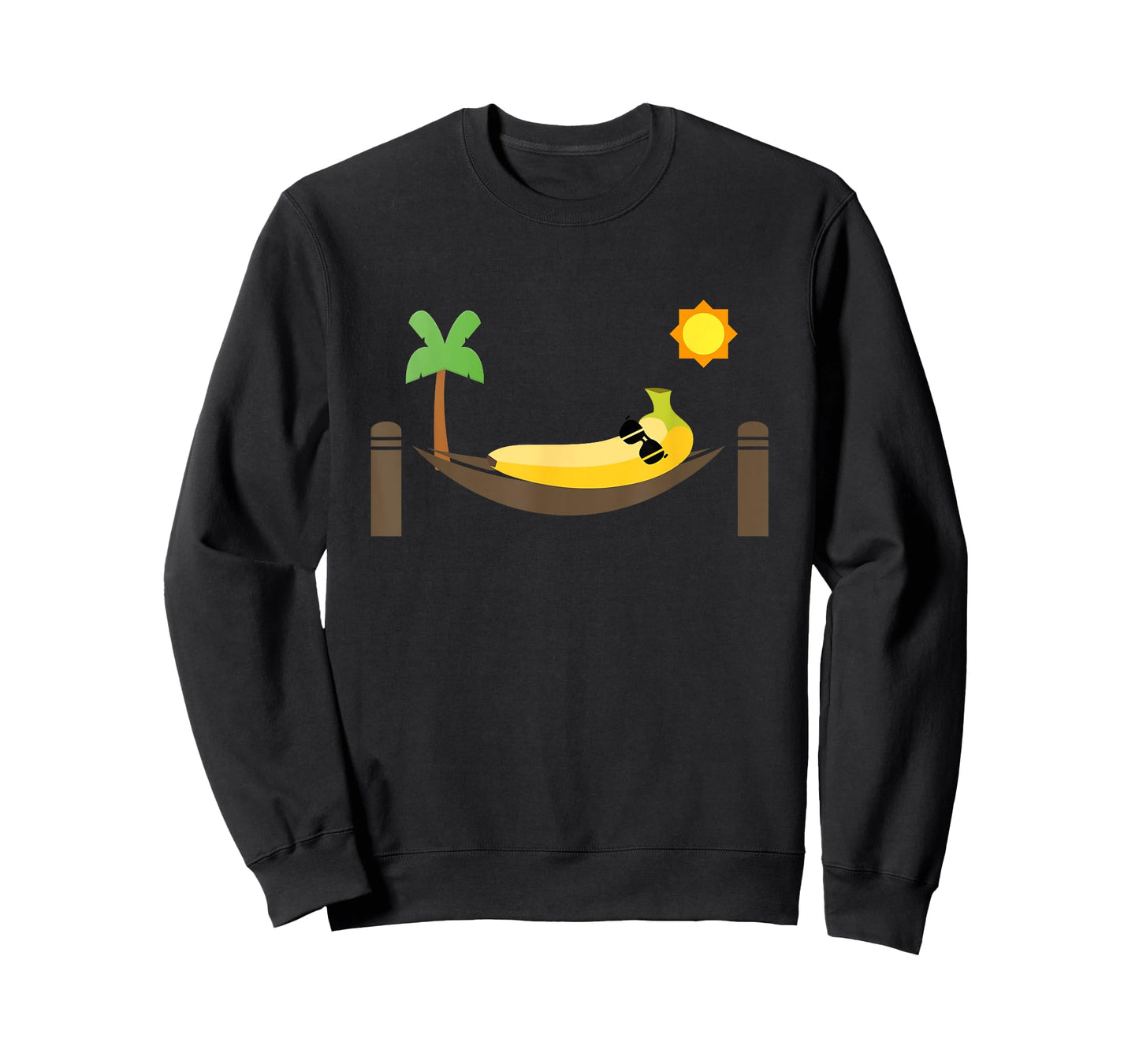 Banana in a Hammock Punny Fruit T-Shirt