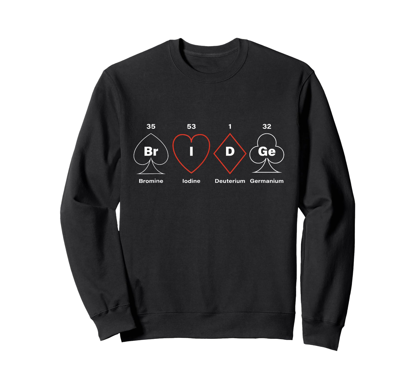 Contract Bridge Bidding Duplicate Card Game Periodic Player T-Shirt
