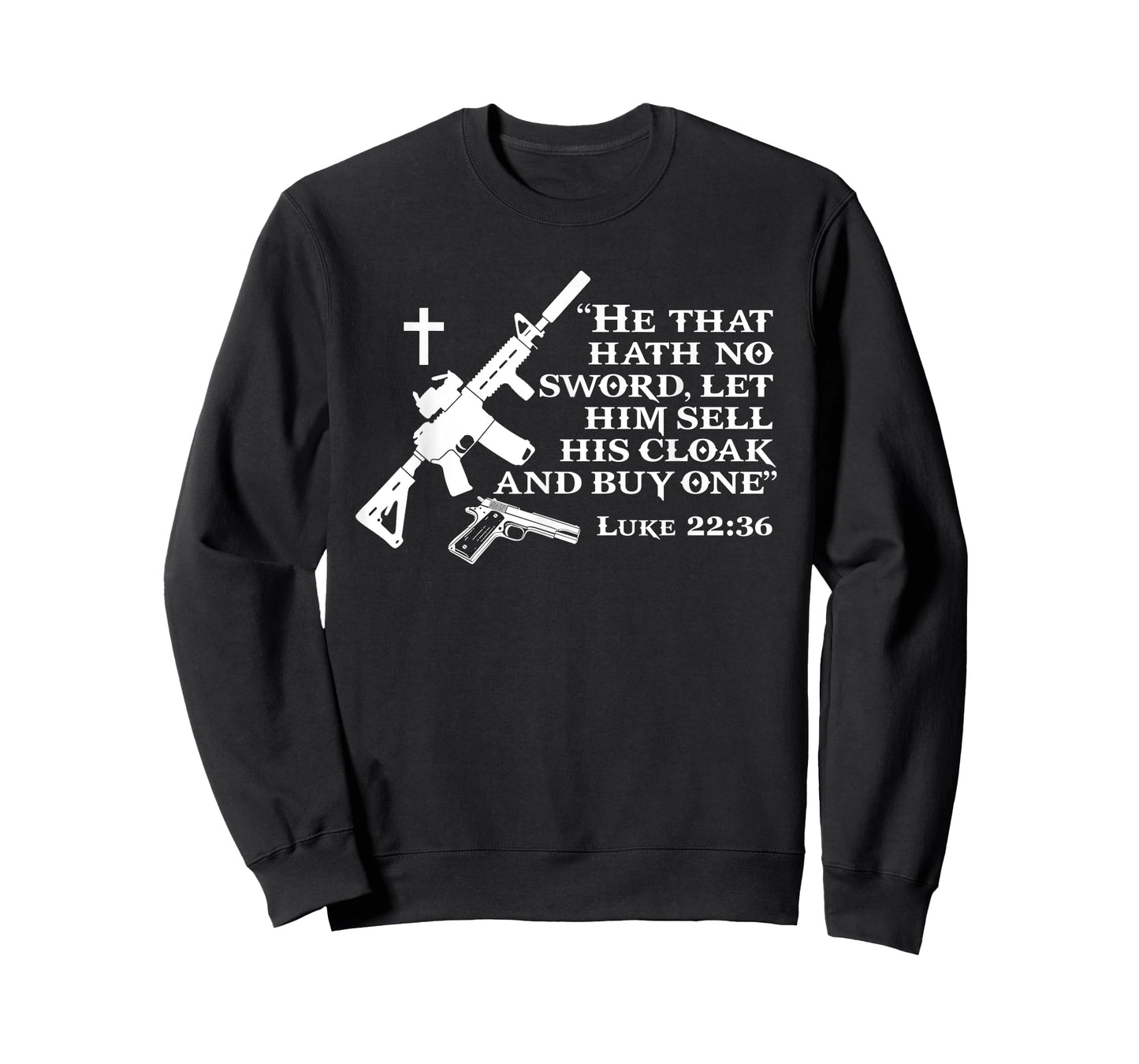 Patriot Patch Co - Luke 22:36 AR-15 T-Shirt T-Shirt