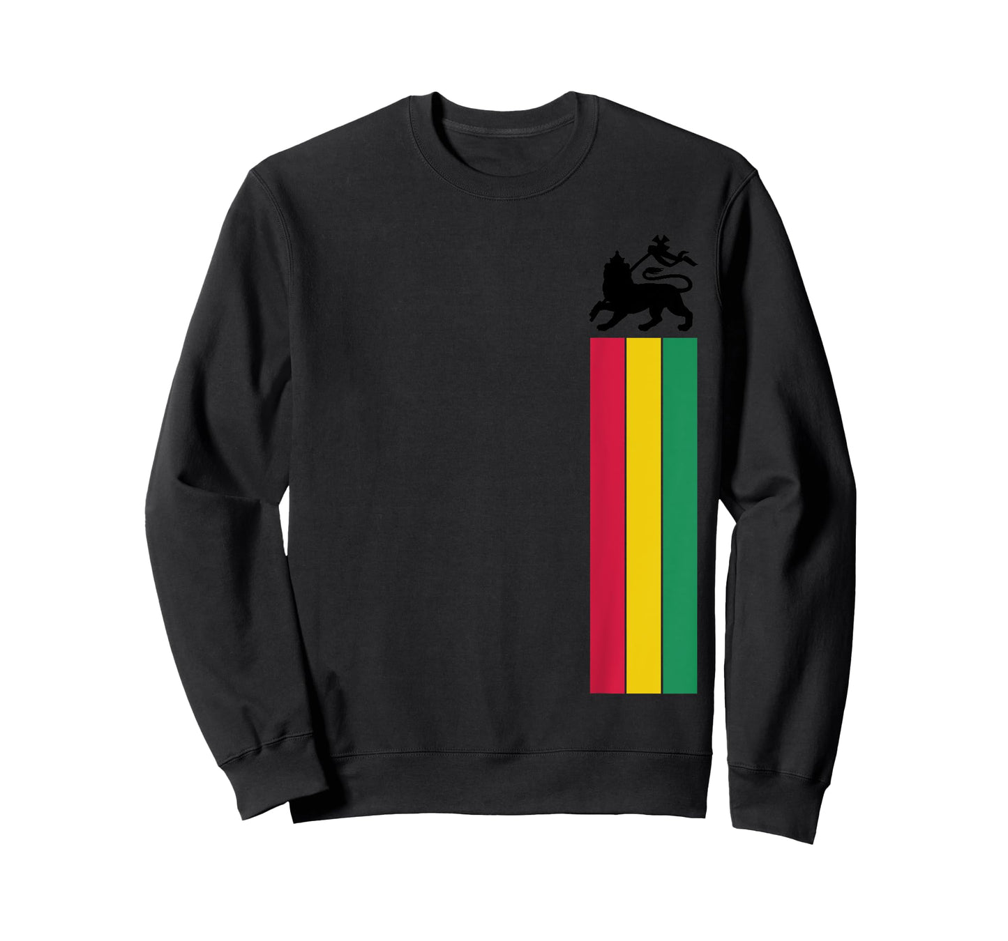 Lion of Juda Reggae Music Jamaica Ethiopian Flag T-Shirt