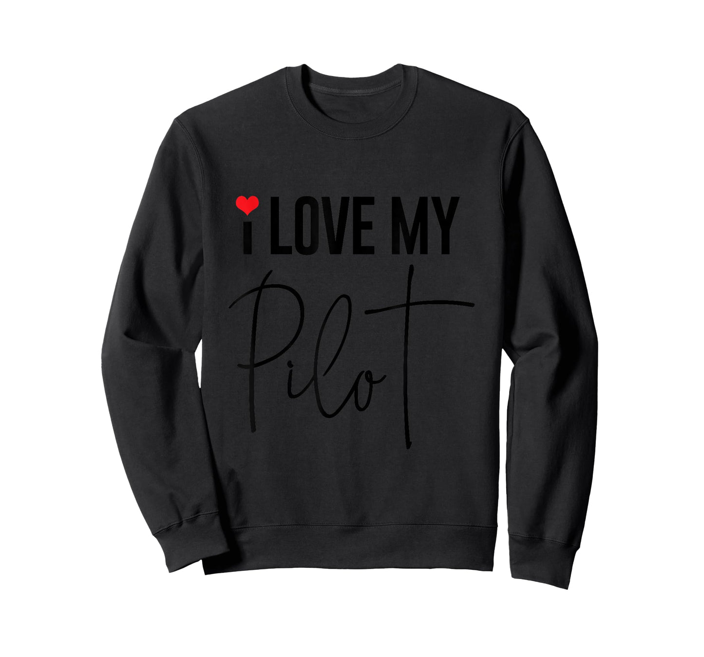 Aviator Surprise I Love My Pilot Aviation Wife Husband T-Shirt