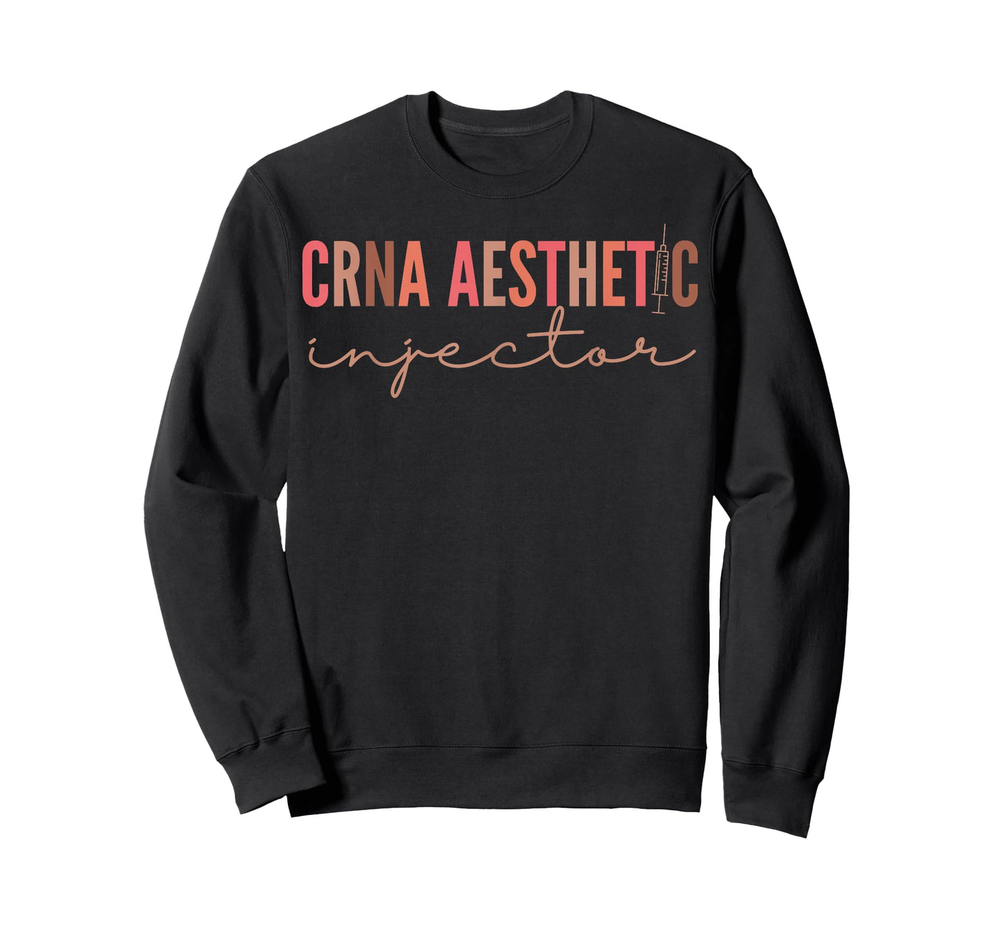 CRNA Aesthetic Nurse Injector Anesthetist Medspa T-Shirt