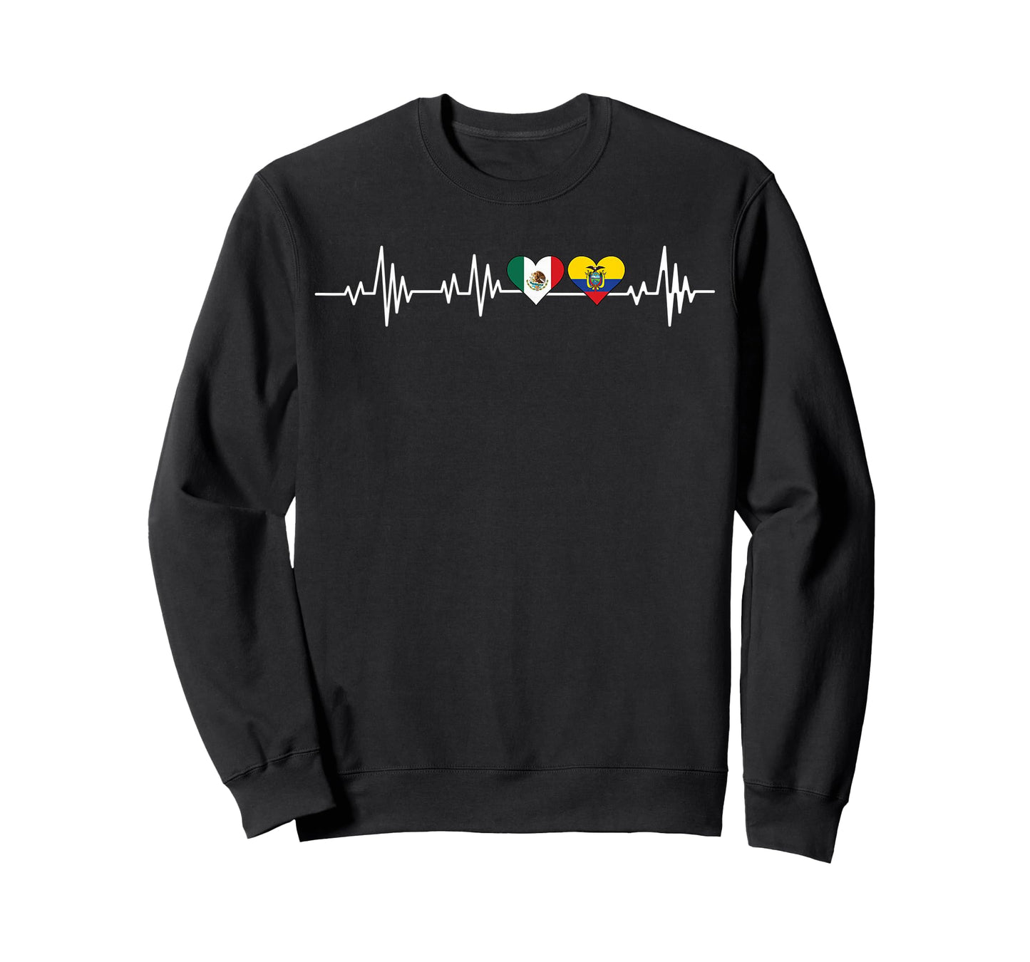 mexican and Ecuadorian hearts Mexico Ecuador T-Shirt