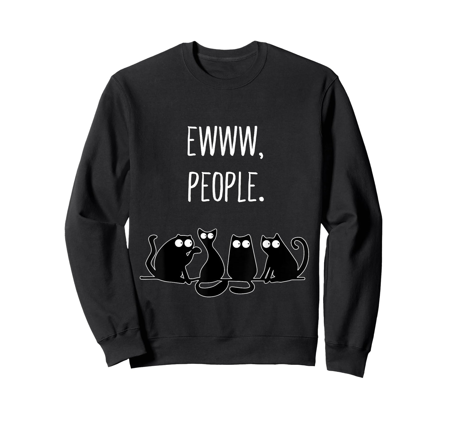 Ewww People Cat Lovers Novelty Gifts Ew People T-Shirt
