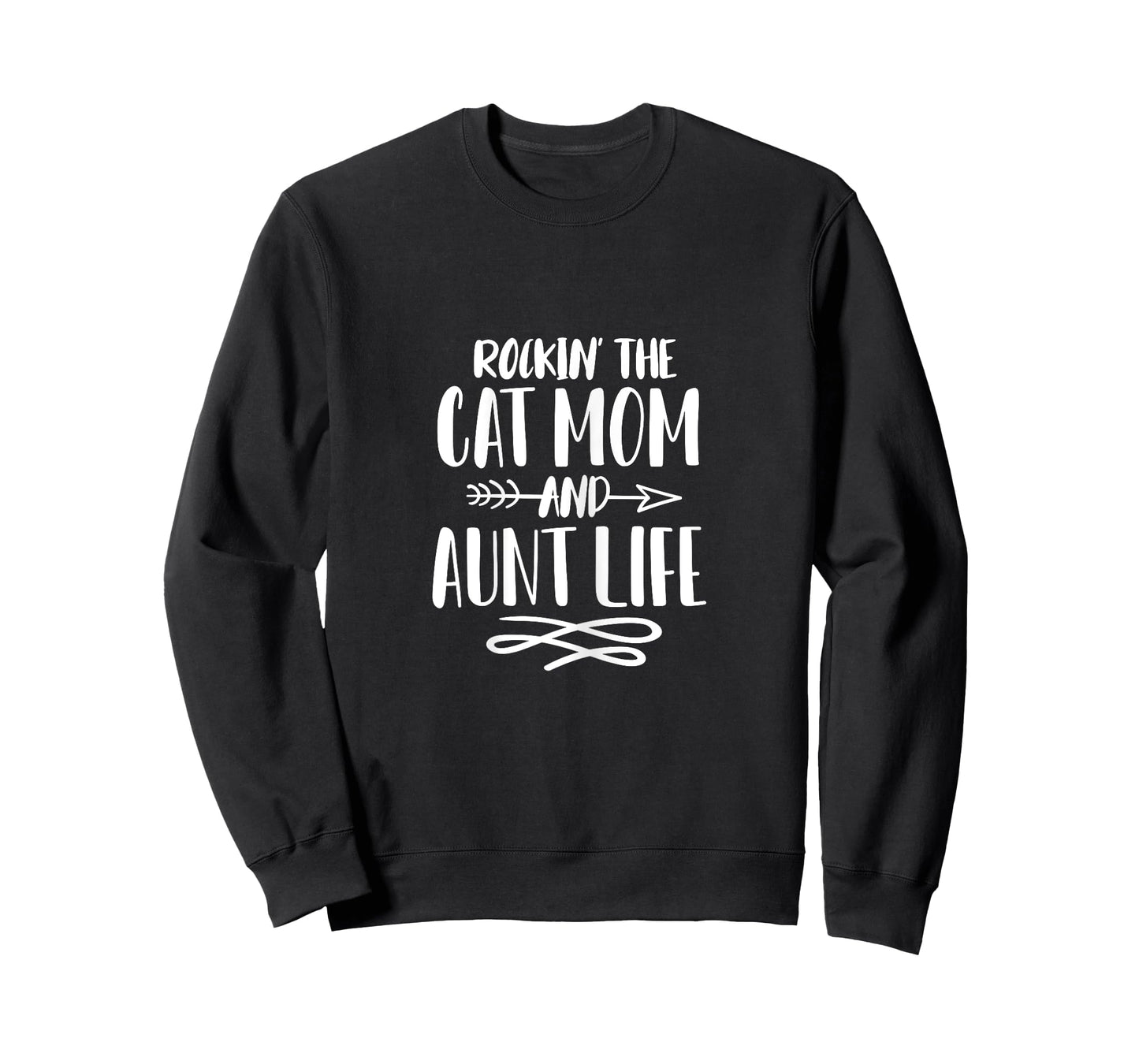Rockin' The Cat Mom and Aunt Life Auntie Mother's Day Women T-Shirt